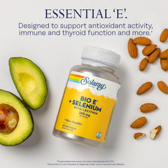 SOLARAY Bio Vitamina E 400 UI, etiqueta frontal visible