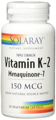 Solaray bottle label detail communicates purity and decades of supplement expertise.