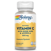 SOLARAY Buffered Vitamin C 500mg bottle for daily wellness