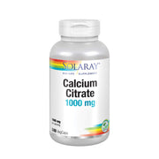 SOLARAY Calcium Citrate 1000mg vegan capsules for daily calcium intake