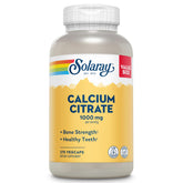 SOLARAY Calcium Citrate 1000mg bottle front view showing easy-to-digest calcium support