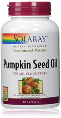 SOLARAY Cápsulas de aceite de calabaza para uso diario.