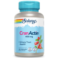 SOLARAY CranActin cranberry extract bottle with 400 mg per serving for daily support