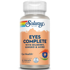 Solaray Eyes So Healthy vegetarian capsules for daily eye health and antioxidant support.