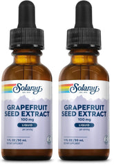 SOLARAY Grapefruit Seed Extract Drops bottle pour for easy daily wellness routine.