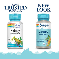 SOLARAY Kidney Blend SP-6: cápsulas veganas para consumo diario con comida