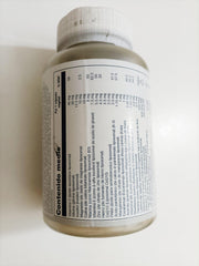 SOLARAY liposomal multivitamin packaging showcases eco-friendly PCR bottles.