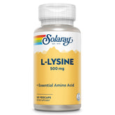 SOLARAY L Lysine 500 mg bottle front for daily wellness