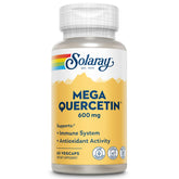 Solaray Mega Quercetin bottle with bromelain for immune support
