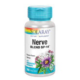 SOLARAY Nerve Blend SP-14 bottle with capsules for calm, balanced nerves