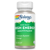 SOLARAY once-daily multivitamin bottle showing energy support for adults