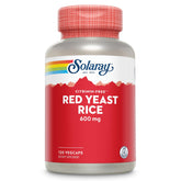 SOLARAY Red Yeast Rice 600mg bottle with clear potency label.
