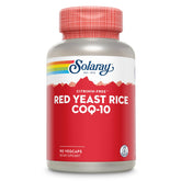 SOLARAY Red Yeast Rice CoQ-10 bottle ready for daily cardio support routine.