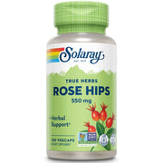 SOLARAY Rosa Mosqueta Fruto 550 mg cápsulas para apoyo de piel e inmunidad