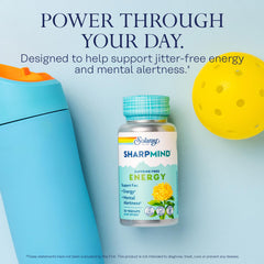 Cordyceps mushroom ingredient detail in SOLARAY SharpMind Energy for steady energy
