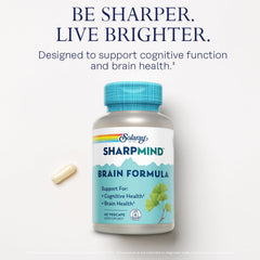 SOLARAY SharpMind with Ginkgo image suggests cognitive support potential