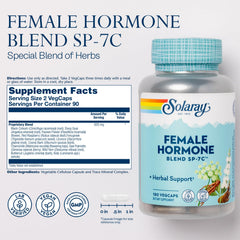SOLARAY SP-7C label with ingredients for informed use