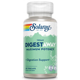 SOLARAY Super Digestaway plant enzymes bottle with veggie capsules for daily digestive support