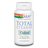 SOLARAY Total Cleanse Colon bottle front view for daily wellness.
