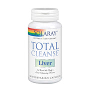Solaray Total Cleanse Liver bottle front for daily liver support