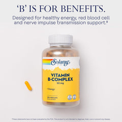 SOLARAY Vitamin B Complex capsules pour for easy daily use