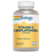 SOLARAY Vitamin C 500mg bottle with citrus bioflavonoids for daily immune support