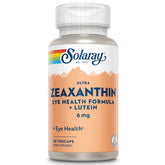 SOLARAY Zeaxanthin 6 mg bottle for daily eye support.