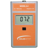 Solarmeter Model 6.4 UV meter displays UVB readings clearly for vitamin D monitoring.