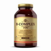 Solgar B-Complex 100 bottle front view supporting daily energy metabolism
