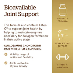 Solgar bottle on wooden table evoking daily joint care routine