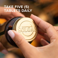 Solgar Calcium Magnesium Citrate label front emphasizing vegan and non-GMO attributes