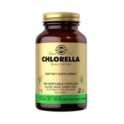 Solgar Chlorella 520mg bottle with label visible, a convenient daily greens supplement