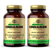 Solgar Cinnamon full potency bottle with 200 servings for daily use.