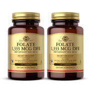 Solgar Folate Metafolin bottle front highlighting 200 total servings for prenatal support