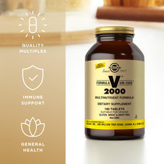Solgar VM-2000 daily-use illustration suggesting easy routine supplementation