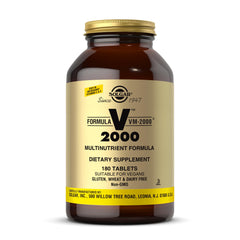 Solgar Formula VM-2000 multinutrient system bottle for daily wellness support