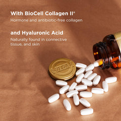 Solgar label focusing on hyaluronic acid and cartilage support