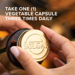 Solgar Herbal Water Pill 100 VCaps label highlights natural ingredients and allergen-free formula.