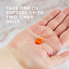 Solgar Megasorb CoQ-10 softgels showing oil-based formulation for absorption.