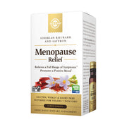 Solgar Menopause Relief bottle front view with 30 tablets for everyday use.