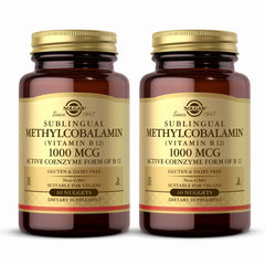 Solgar Methylcobalamin 1000mcg nuggets bottle front for convenient energy support.