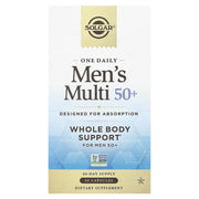 Solgar One Daily Men 50+ bottle front for heart and energy support