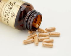 Close-up of Solgar label on SFP Ashwagandha Root Extract