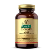 Solgar Tonalin CLA 1300 mg bottle with softgels for daily, dairy-free support