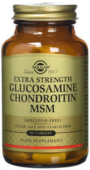 Solgar triple-strength glucosamine chondroitin msm bottle supports joint comfort