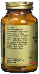 Solgar glucosamine chondroitin msm tablets close-up for mobility