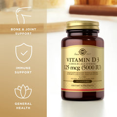 Solgar Vitamin D3 softgels gluten-free and dairy-free for allergy-conscious diets