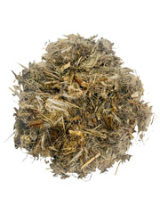 Solo Therapy milk thistle tea brew in cup, ideal for a calming caffeine-free break.