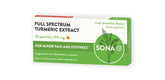 SONA Turmeric Pastilles bottle shown for easy daily use and convenient chew.