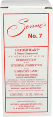 Sonne's No. 7 Detox bottle front view for daily wellness routines.
